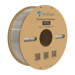 PETG Transparent Forshape Premium – 1.75mm – 1Kg