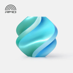 PLA Silk Dual Color Blue Hawaii (Blue-Green) Bambu Lab - 1.75 mm - 1 kg