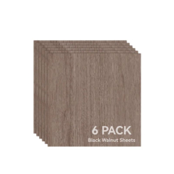 3mm Black Walnut Plywood x6 Bambu Lab