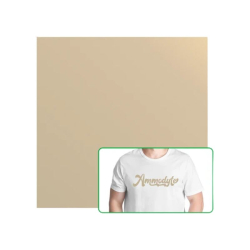 Champagne Gold Heat Transfer Vinyl Sheet x10 Bambu Lab