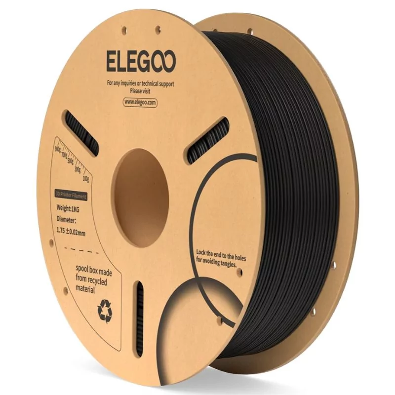 Elegoo - PLA-CF - Noir (Black) - 1,75 mm - 1 kg