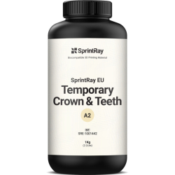 Resin SprintRay EU Temporary Crown & Teeth A2 - 1kg