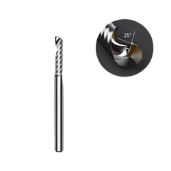 Single-Flute Helical Bit 2.5mm x 12mm, Makera Carvera