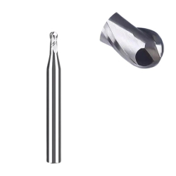 Two-Flute Ball Nose Bit 1.5mm x 4.5mm, Makera Carvera
