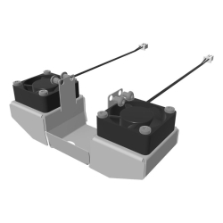 Fan bracket assembly, Ultimaker 2, 2+ Connect