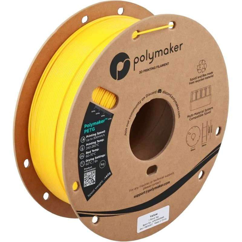 Polymaker PETG Yellow - 1,75mm - 1kg