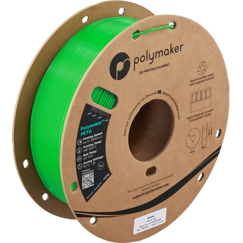 Polymaker PETG Green - 1,75mm - 1kg