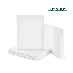 Stretched white canvas 20 x 25 cm x5 xTool