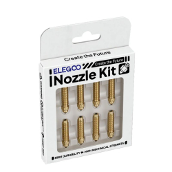 0.2/0.4/0.6/0.8 mm Brass / Hardened Steel Nozzle Kit, Elegoo Centauri Carbon Series