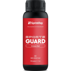 Resin SprintRay SportsGuard  - Crimson Red - 500g