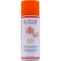 AESUB Orange - Temporary 12-hour spray for 3D scanning