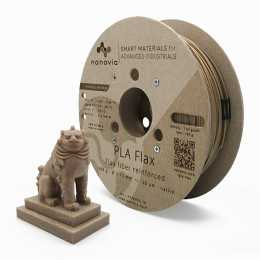 Nanovia Flax PLA: flax fiber reinforced - Natural - 500 g
