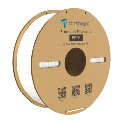 PETG White Forshape Premium – 1.75mm – 1Kg