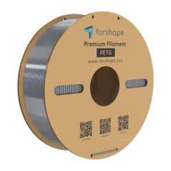 PETG Silver Forshape Premium – 1.75mm – 1Kg