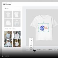 xTool Apparel Printer mockups