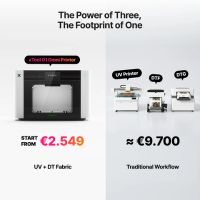 4-in-1 printing xTool O1 Omni Printer UV&DT Versatile Bundle