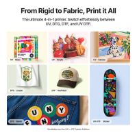 UV printing on rigid materials xTool O1 Omni Printer Dual UV Versatile Bundle