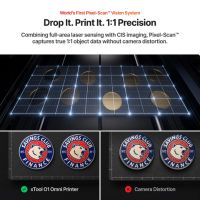 Pixel Scan positioning xTool O1 Omni Printer Dual UV Versatile Bundle