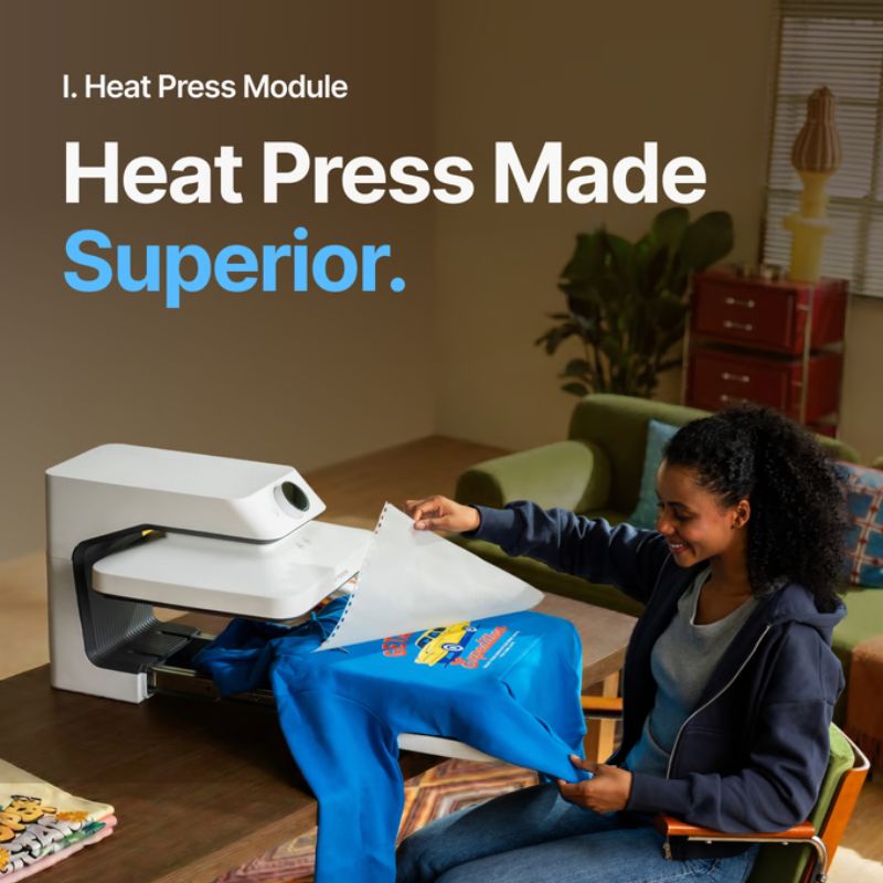 Textile customization xTool WonderPress Bundle