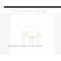 Creality Falcon A1 10W outline extraction