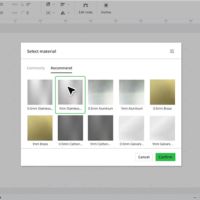 xTool MetalFab 1200w materials