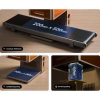 xTool F2 Ultra UV - Pack Convoyeur workspace