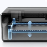 xTool X1 with AutoLift base to adjust the work platform height