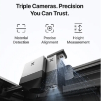 xTool X1 with triple-camera system for precise design positioning