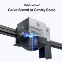 xTool X1 with Hybrid Motion technology combining gantry and Galvo movement