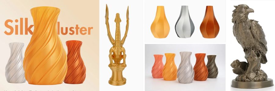 eSun PLA Silk Filament Silver