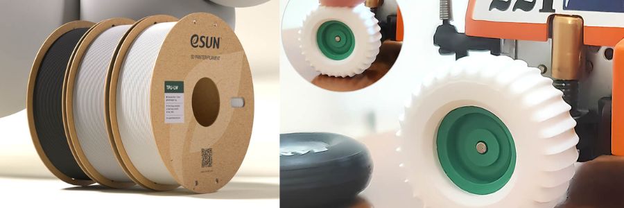 eSun TPU‑LW Filament Grey