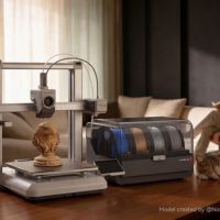 Quiet 3D printer Anycubic Kobra 4 Combo