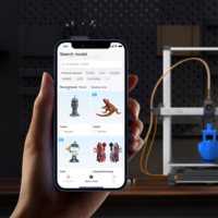 Anycubic Kobra 3 Max touchscreen interface