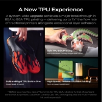 3D printing flexible TPU parts with the Creality K3