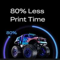 Creality K3 advertised maximum printing speed of 500 mm/s