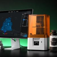Compact footprint of the Creality HALOT-X1 Neo resin 3D printer