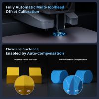 Flashforge Creator 5 Pro automatic calibration multi toolhead 3D printing