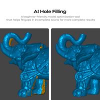 AI features of the Creality Pika 3D scanner