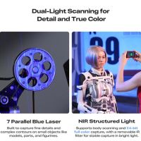 7-line parallel blue laser technology of the Creality Pika