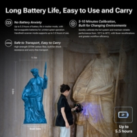 Long-lasting battery of the wireless EinScan Trak