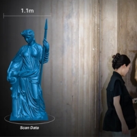 Fast calibration of the EinScan Trak 3D scanner