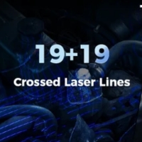 EinScan Trak with 19 plus 19 crossed laser lines