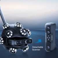 EinScan Trak used as a handheld 3D scanner