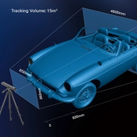 Wireless EinScan Trak with a 15 m3 tracking volume