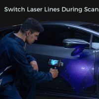 EinScan Rigil blue laser scanner