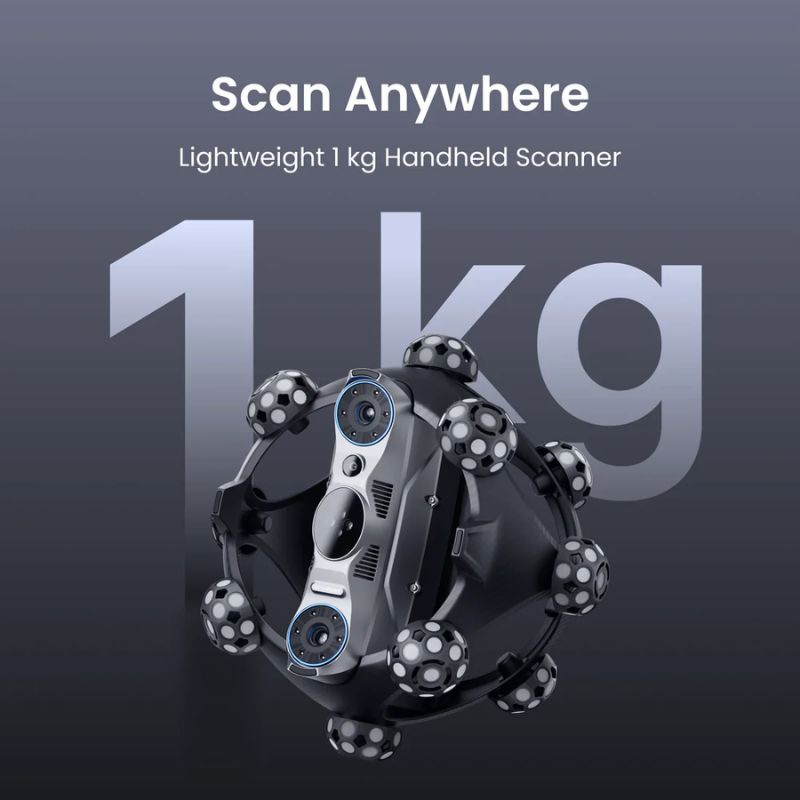 Lightweight Revopoint Trackit SR 3D scanner