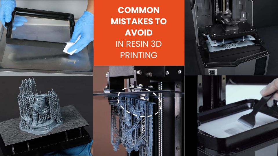 common mistakes to avoid in resin 3D printing